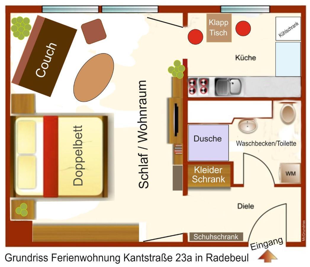 Ferien-Und Gaestewohnung Radebeul Exteriör bild